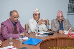 An Interactive Meeting with Shanker Das Bairagi, Chief Secretary Government of Nepal at PRI on 14 Dec. 2022